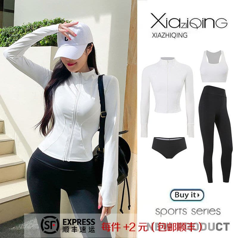 Coreia do sul novo estilo maiô feminino Split conservador protetor solar calças de manga comprida mais magro olhar terno
