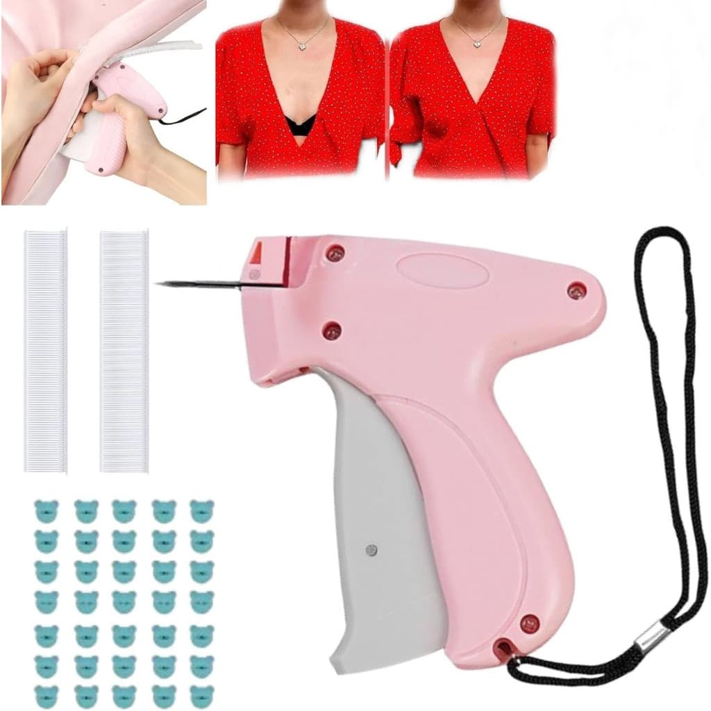 Fixador Rápido De Roupas , Mini Máquina De Costura De Reparo , Manual Conector Instantâneo De Botão , Pistola Stitch Hem