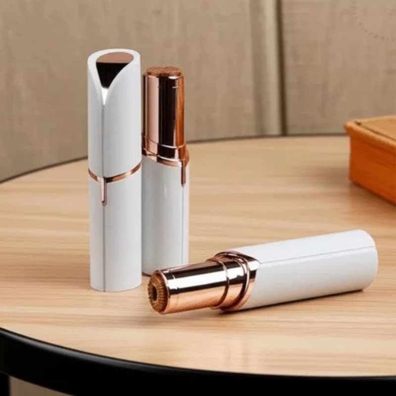 Portable Electric Lipstick Epilator for Women Facial Upper Lip Face Hair Trimmer USB Rechargeable Model KA-2728