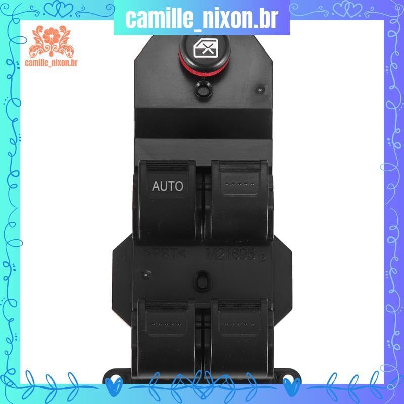 [camille_nixon.br] 35750-S5A-A02ZA Interruptor De Janela Elétrica Para 2001-2005 2002-2006 Controle Mestre Da Lateral Do