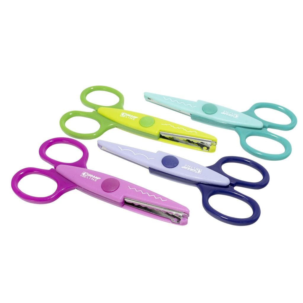 Tesoura Picotar Artesanal G4404 (4 Tipos De Cortes) 12