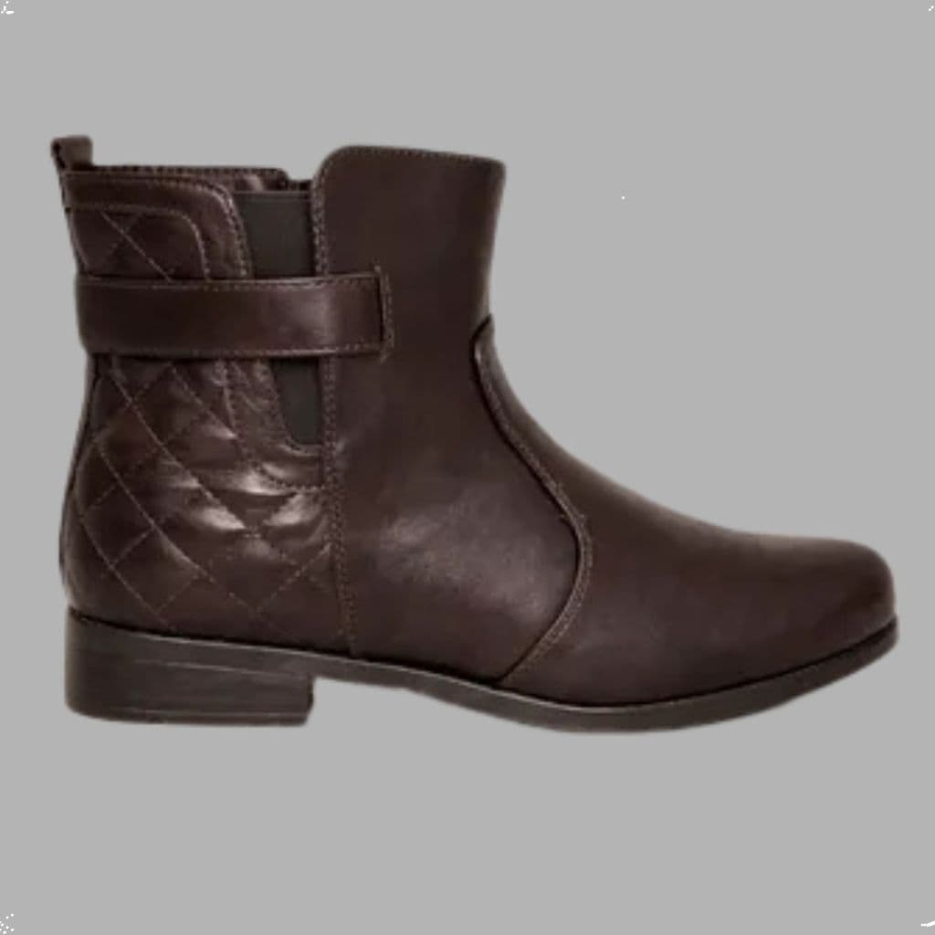 Bota Mooncity OFERTA Feminina Zíper Lateral Casual Chic