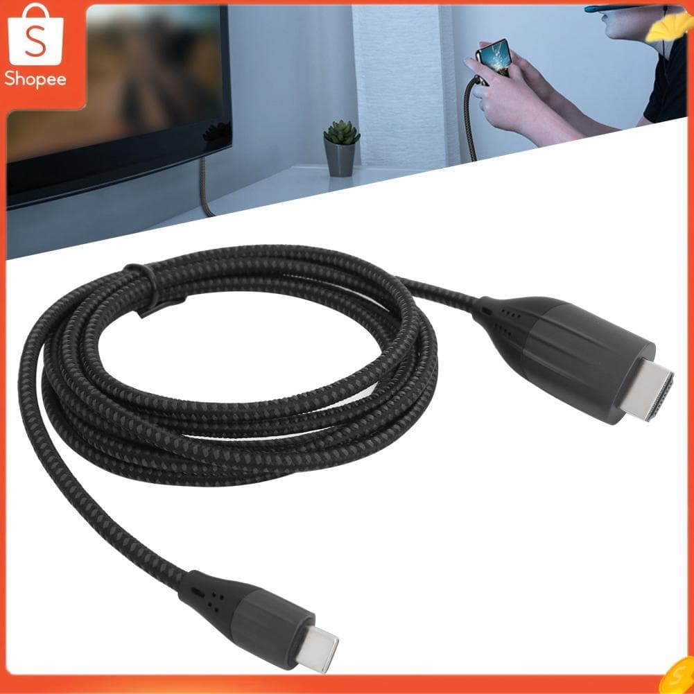 Conversor de espelhamento de adaptador de cabo TypeC para HD de 1,8M para exibição com interface