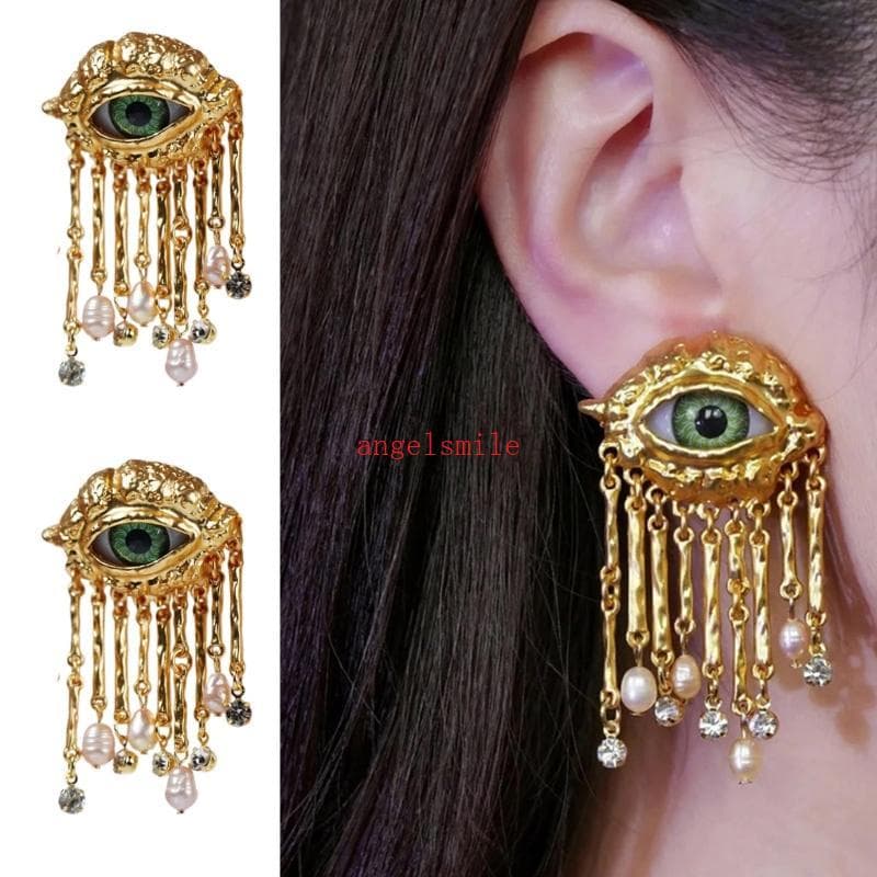 Orelha Forma Olho Anéis Festa Wear Brincos Acessório Artístico Studs Decorações