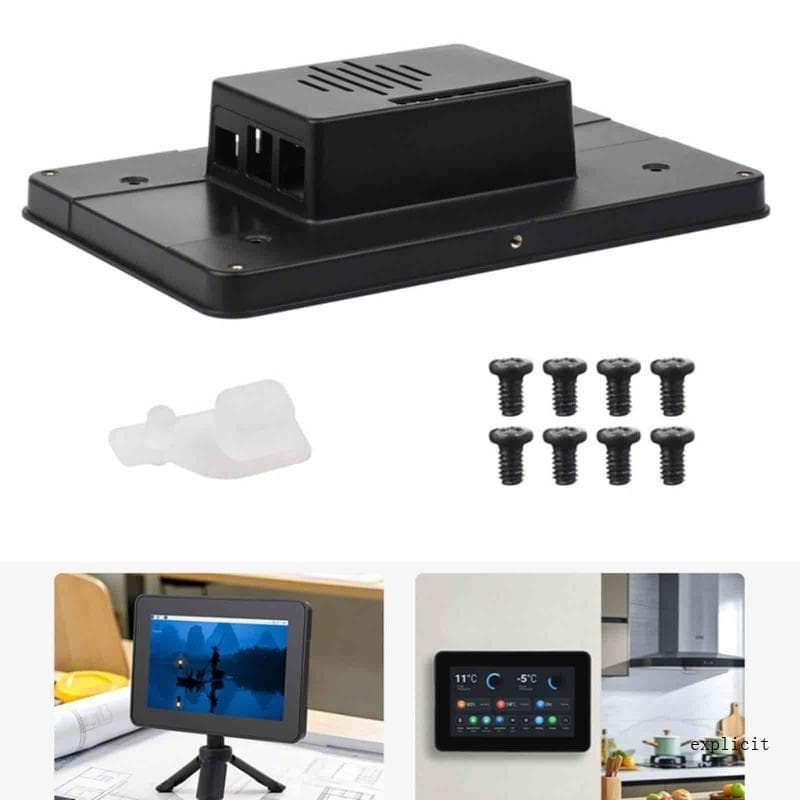 Capa Compatibilidade Exp Para Placa Desenvolvimento, Tela Tocável 7 Polegadas, Montagem Segura,