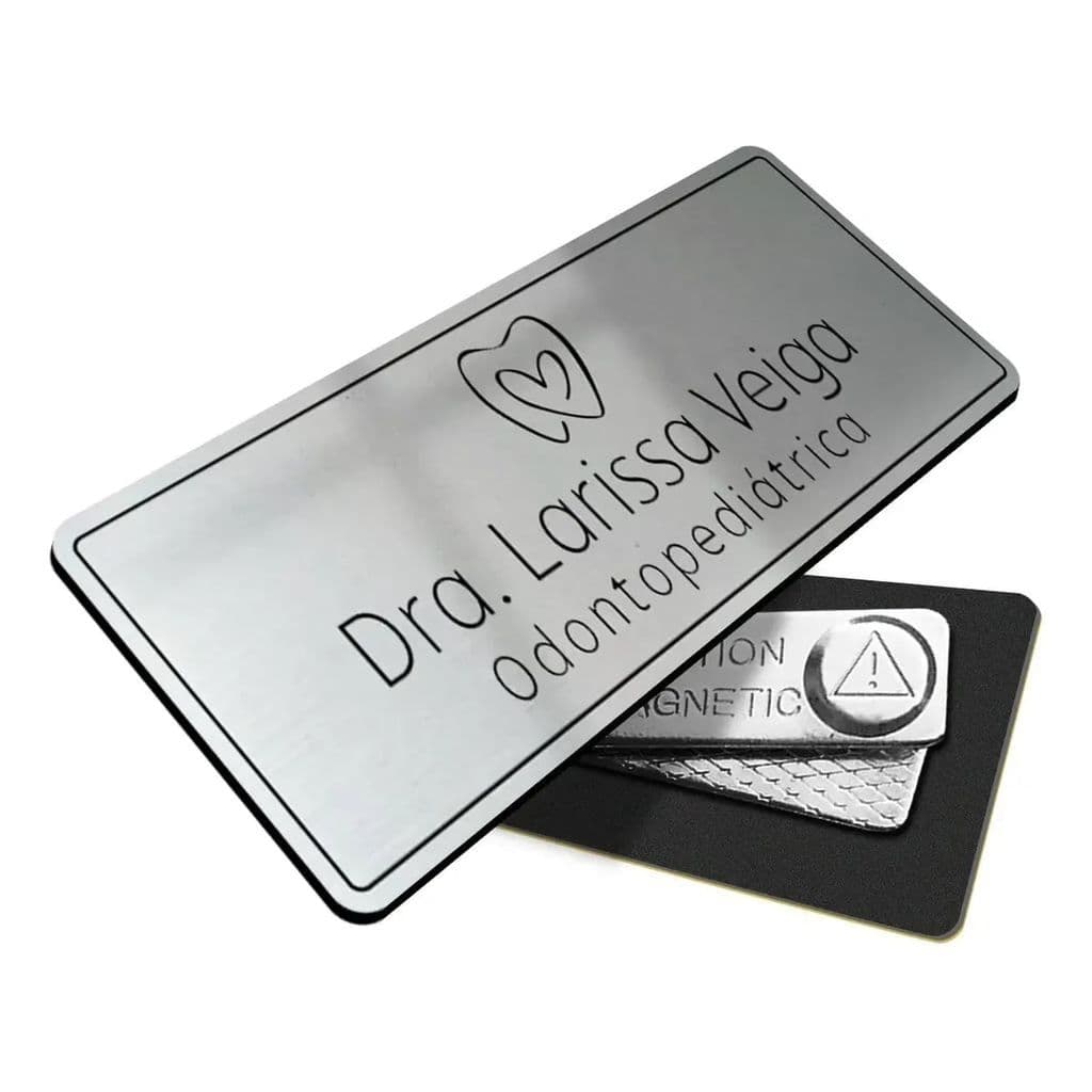 Broche Crachá Boton Doutor Magnético Imã Personalizado