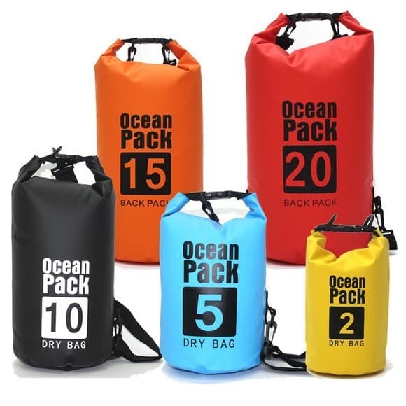 Bolsa Saco Estanque Prova D'Água Impermeável Water Bag Waterproof Praia Natação Pesca 10L