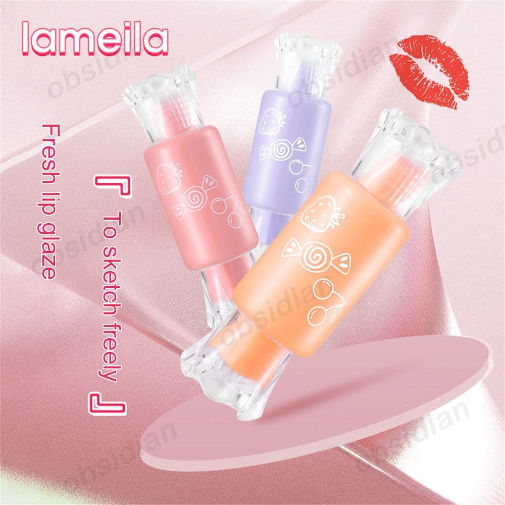LAMEILA Soft Mist Hidratante Popularidade nas Redes Sociais Luminoso 1078 Cor de Batom da Moda Tons Doces