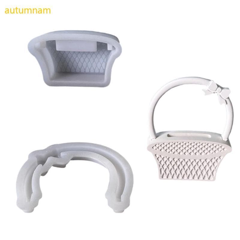 Molde Cesta Flores Silicone Autumnam Para Artesanato Decorativo Pendurado Parede Decorações Casa Fund