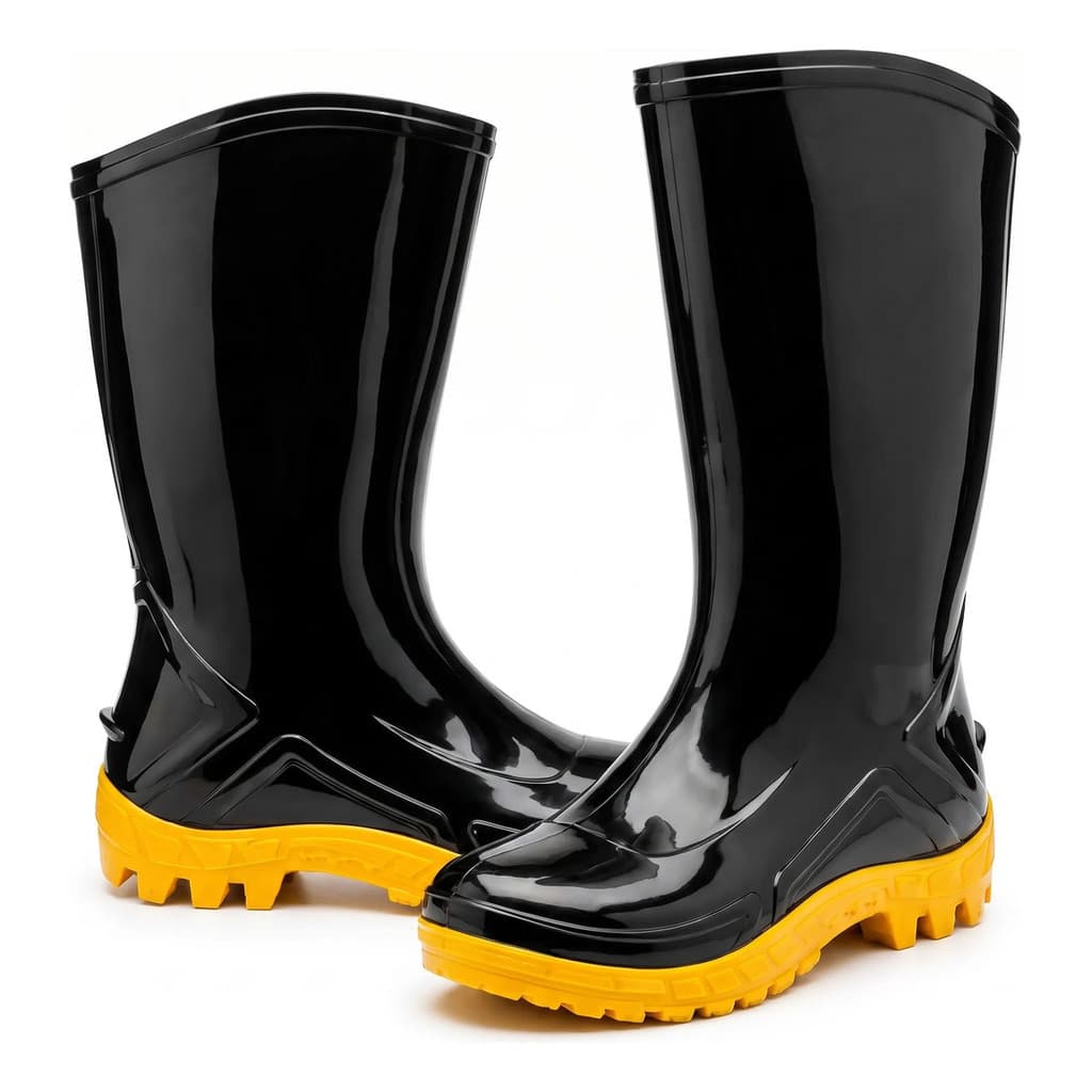 Bota Galocha Impermeável Pvc Cano Médio