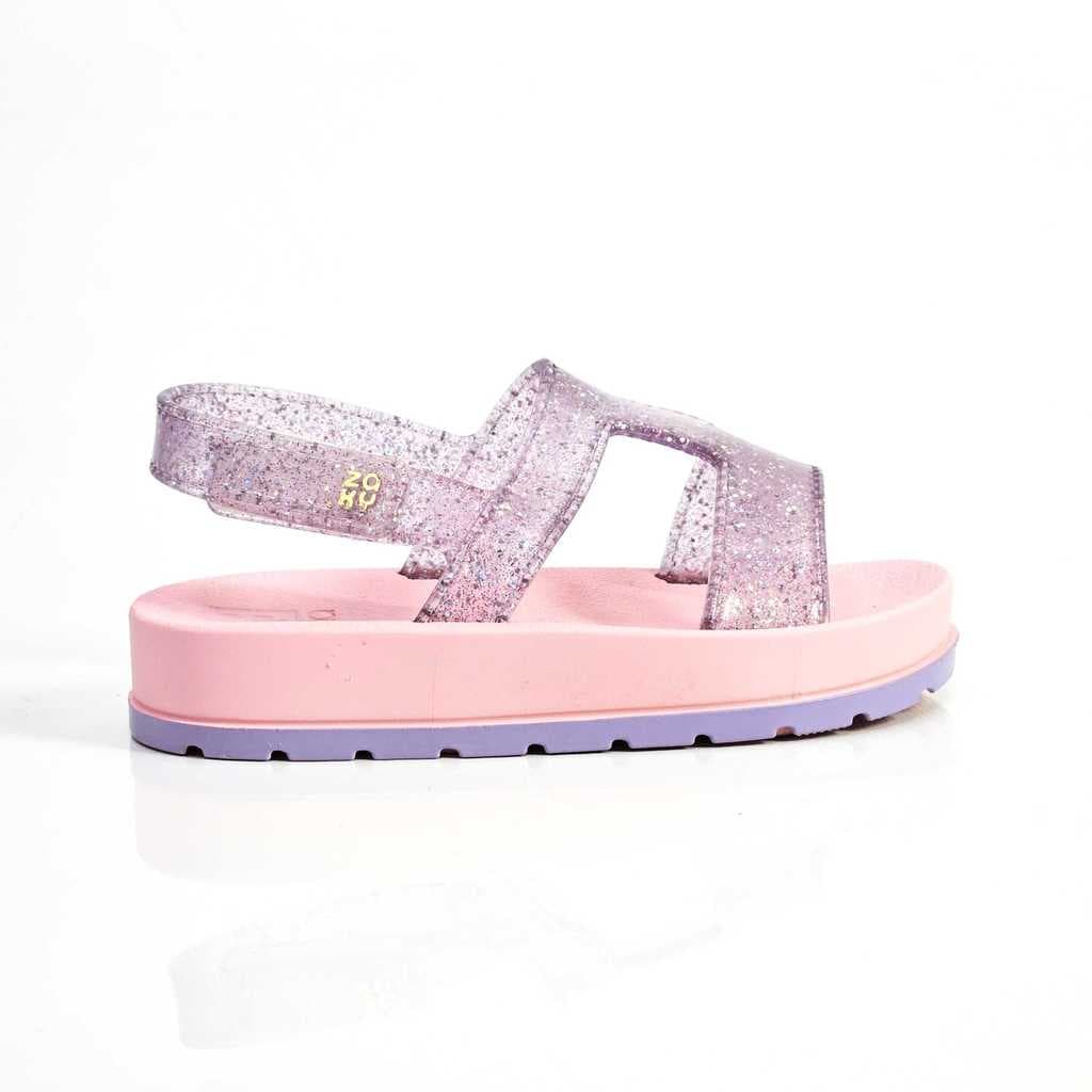 Sandália Infantil Zaxynina Baby Glitter Gáspea
