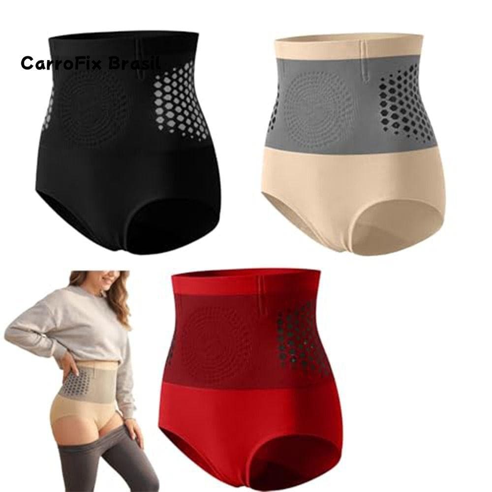 Shorts De Escultura WWAX , Roupa Íntima De Compressão De Contração Abdominal De Cintura Alta , Modelador Sem Costura