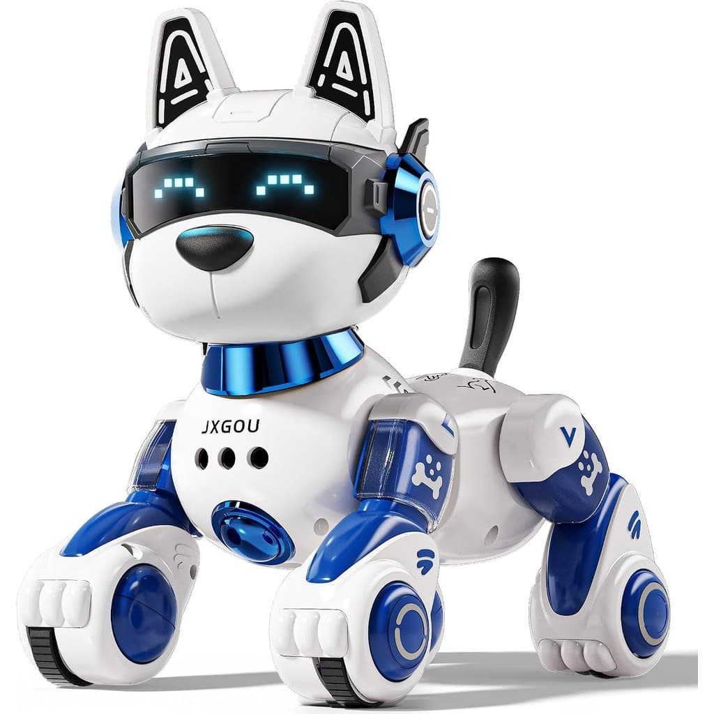 Cão Robô Inteligente , Brinquedos De Cachorro De Controle Remoto De 2.4 Ghz Para Crianças De 5 A 7 8-12 , De Voz E Aplic