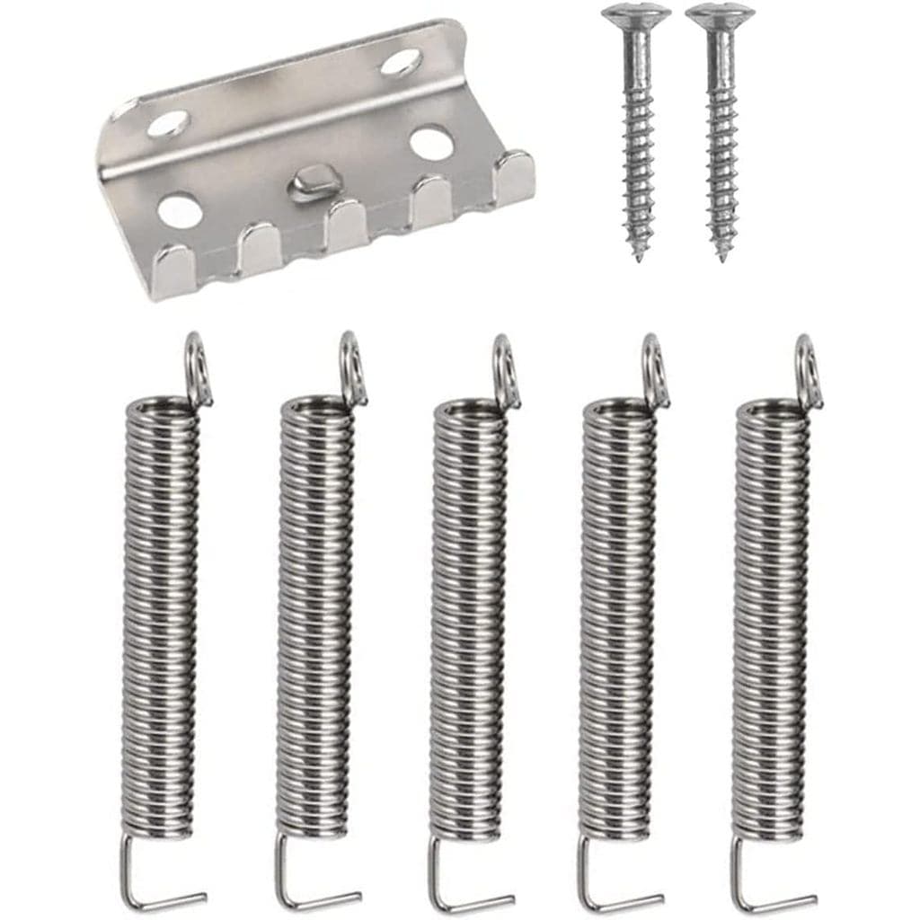 Kit de 8 Molas de Tensão Vintage para Tremolo de Guitarra Elétrica, Compatível com Fender Stratocaster e Guitarra Elétri