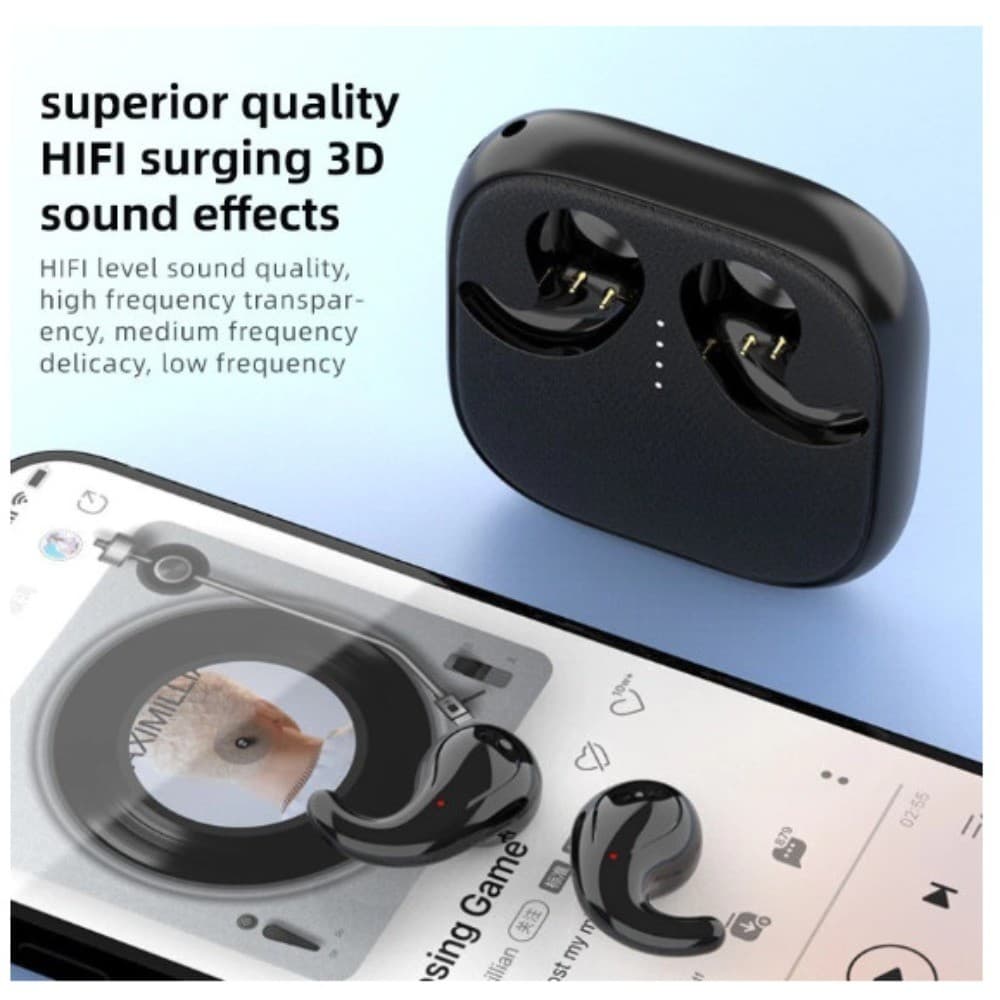 Fones de ouvido estéreo sem fio com Bluetooth  e longa duração T70