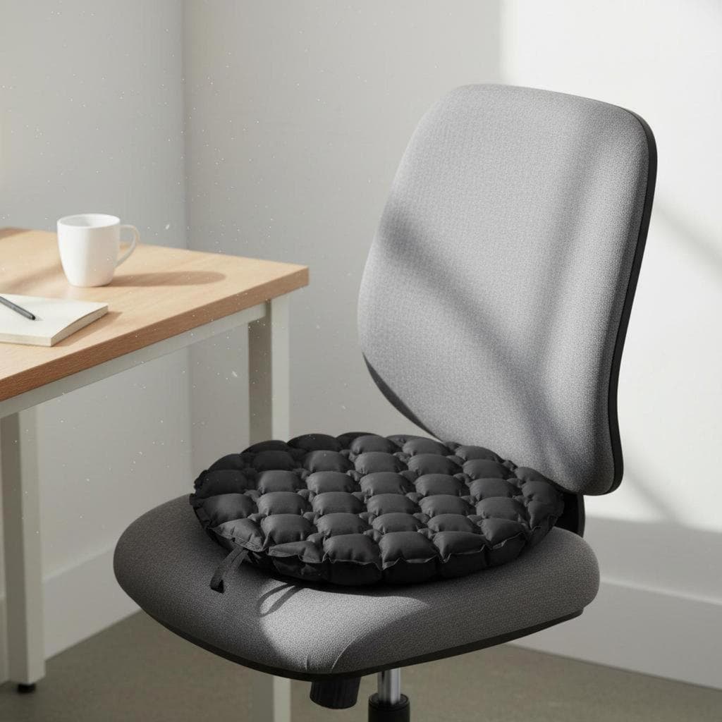 [hellery] Almofada Inflável Para Acampamento De Assento Leve Compacta E Portátil