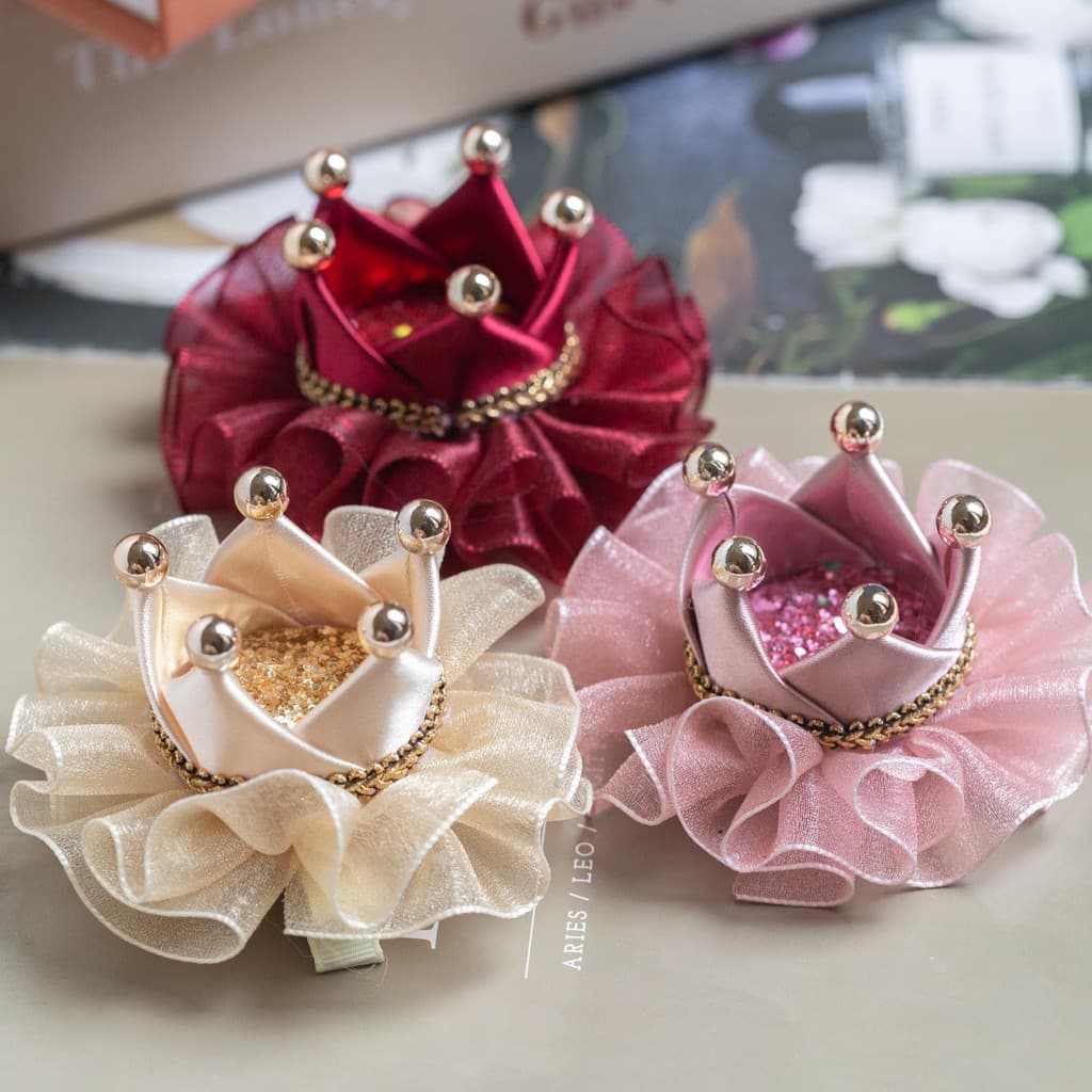Presilhas de cabelo, grampos de cabelo para bebês, acessórios de cabelo para bebês, coroas de princesa, tiaras, grampos