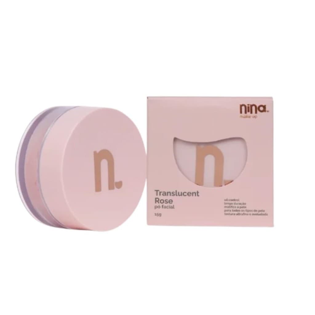 PÓ FACIAL TRANSLUCENT ROSÊ - NINA MAKEUP