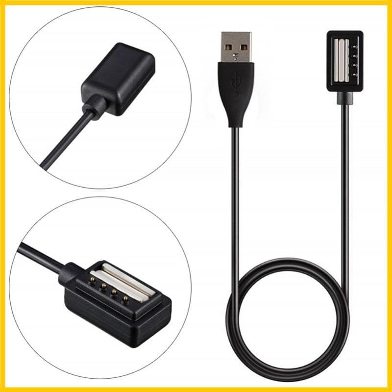 Relógio Pulso Doca Carregamento Smartwatch Fio Carregador USB