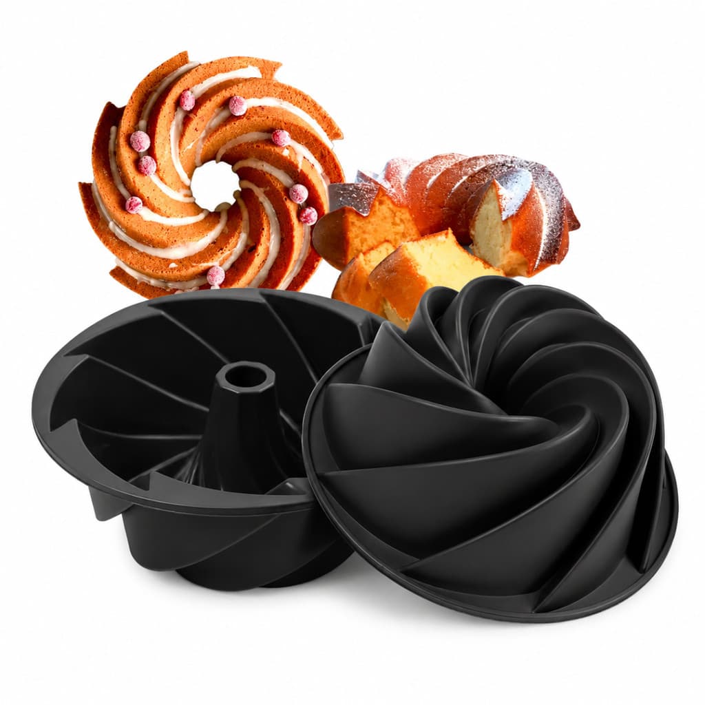 Kit 12 Formas Para Bolo Pudim Cupcake Silicone Antiaderente