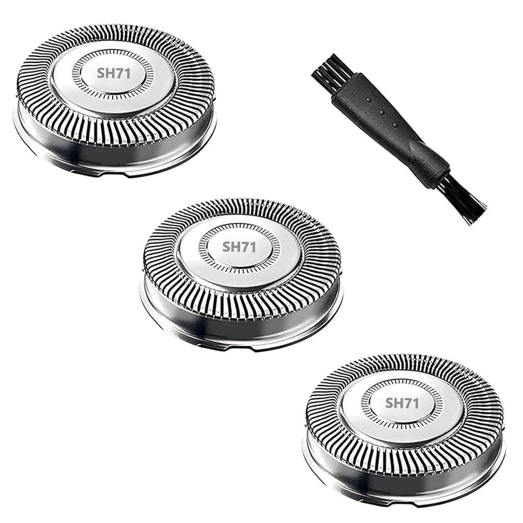 Cabeças de Substituição SH71 para Barbeadores Philips Norelco Série 7000 e 5000, Lâminas Duplas Compatíveis com SH71/52