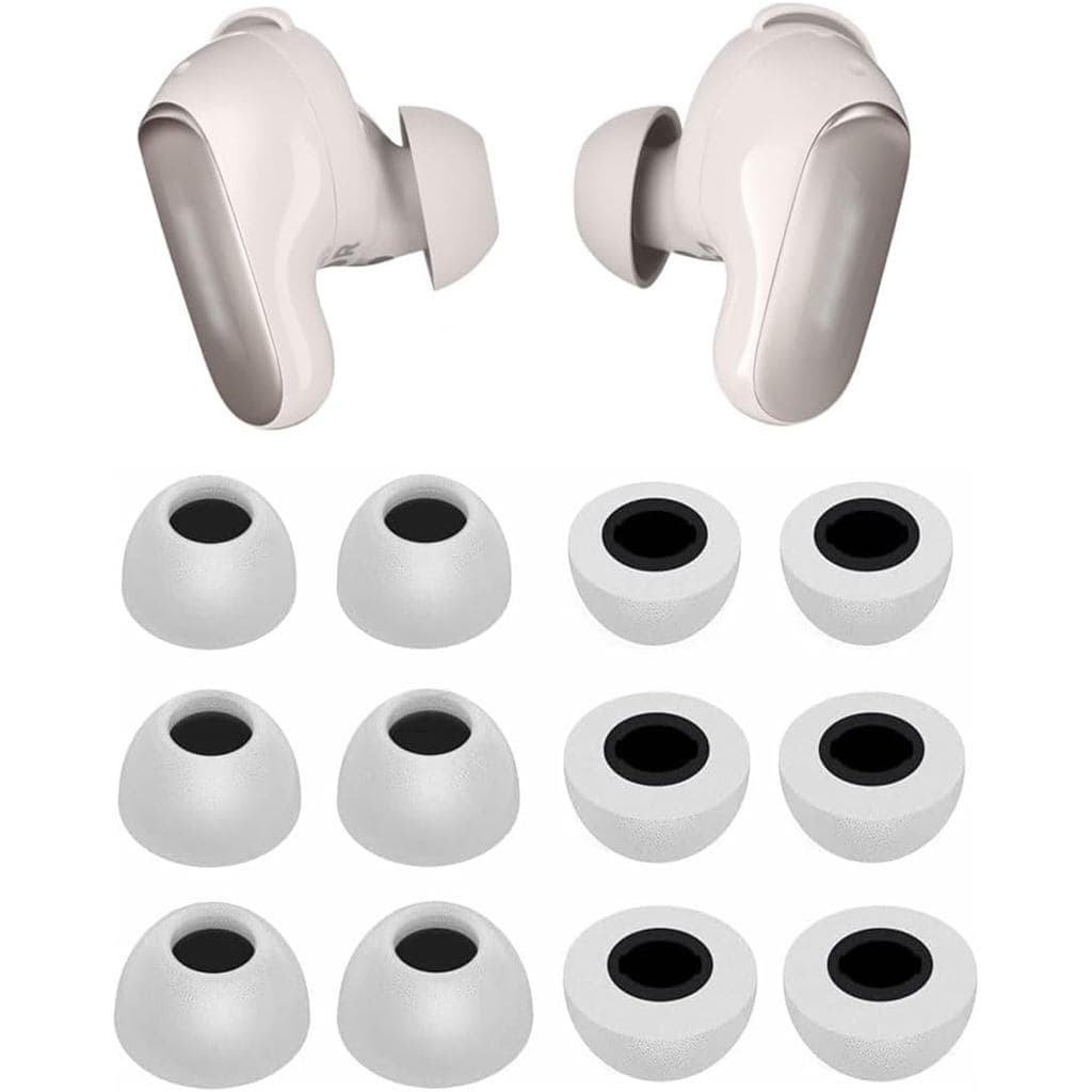 Ponteiras de espuma ALXCD compatíveis com fones de ouvido Bose QuietComfort Ultra, 6 pares de ponteiras de espuma de mem