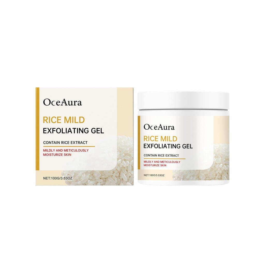 Gel de Limpeza Facial de Arroz OceAura, Gel Rejuvenescedor da Pele, Limpeza Facial e Cuidados Corporais, Suave e Amaciad