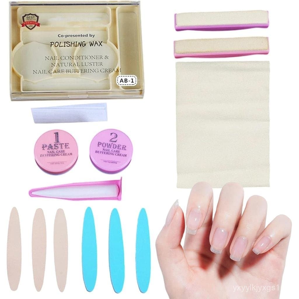 Kit de Manicure Japonesa, Kit de Cuidados com as Unhas de Longa Duração, Fortalecedor de Unhas, Kits de Polimento e Lust