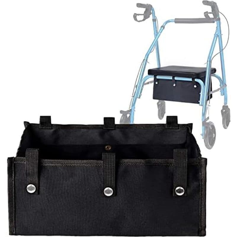 Cesta Grande Para Andador , Bolsa Rolante Sob O Assento , De Rolo De Quatro Rodas , Inserção De Transporte De Reutilizáv