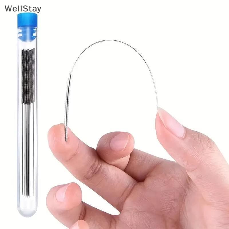 [WellStay] Kit De Limpeza De Bico De Impressora 3D Agulhas De Aço Inoxidável De Precisão Reutilizáveis Para Impressão 3D