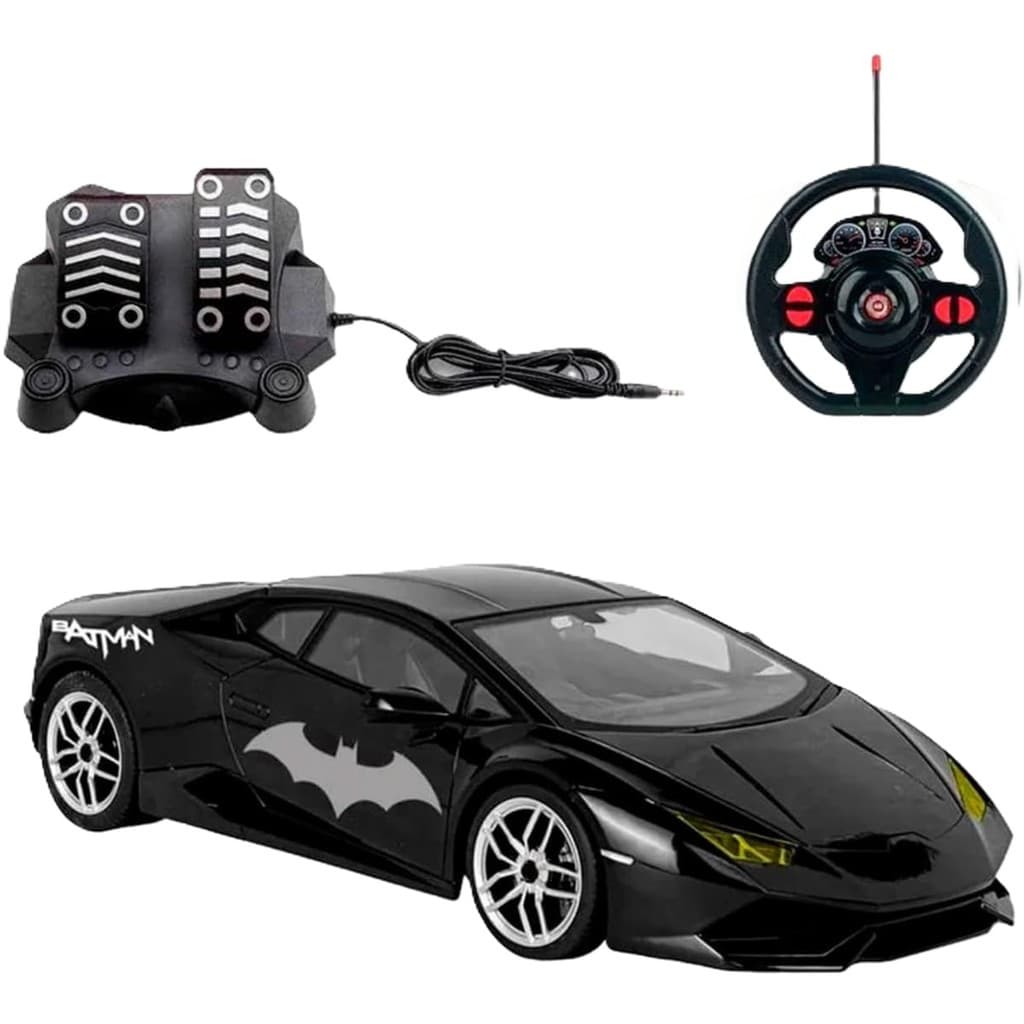 Carro Controle Remoto Batman Dark Running R/C 7 Funções - Candide DO