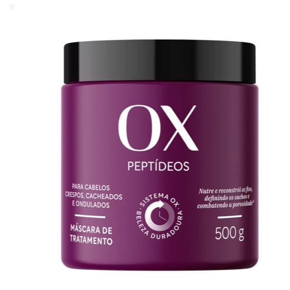 Máscara De Tratamento Ox Peptídeos 500g