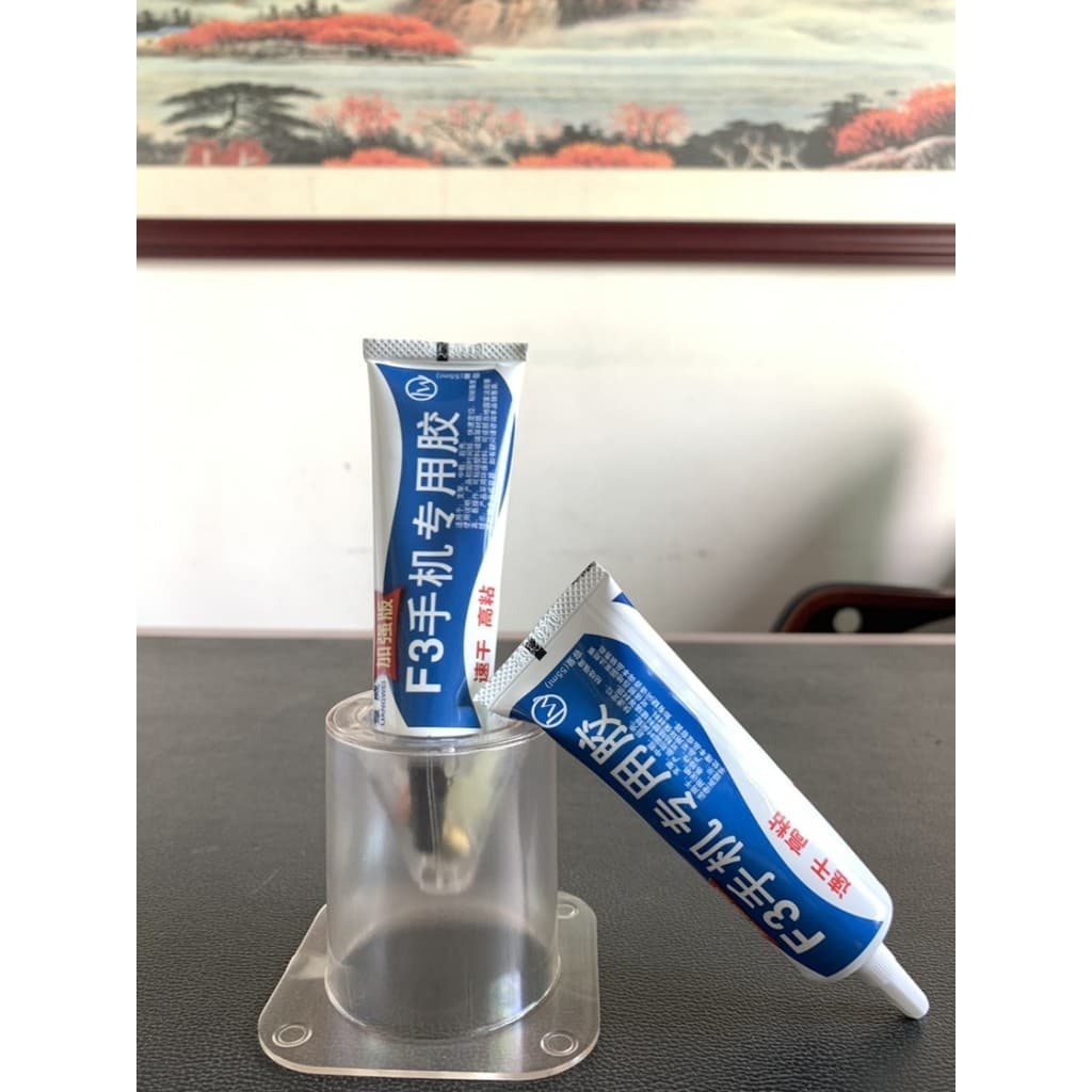 Quanwei F3 Tela de cola dedicada para celular, capa traseira, suporte de vidro, selante, adesão de tela de elevação, col