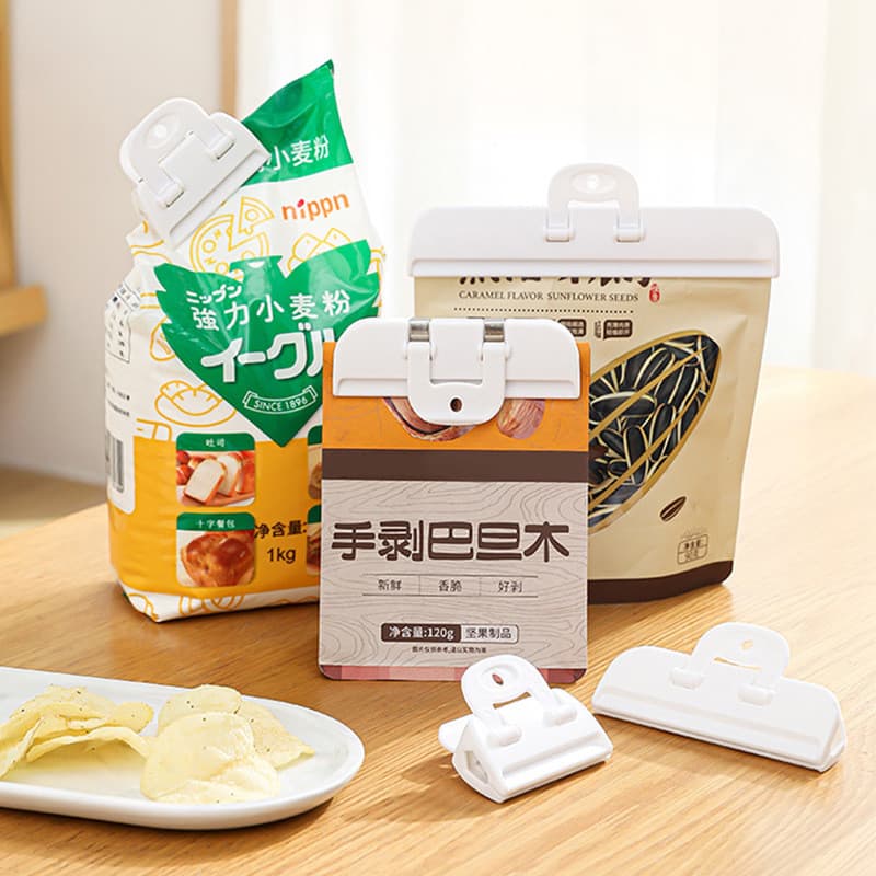 Clipe de vedação estilo japonês clipe de vedação cozinha alimentos saco de plástico clipe de comida lanche à prova de um