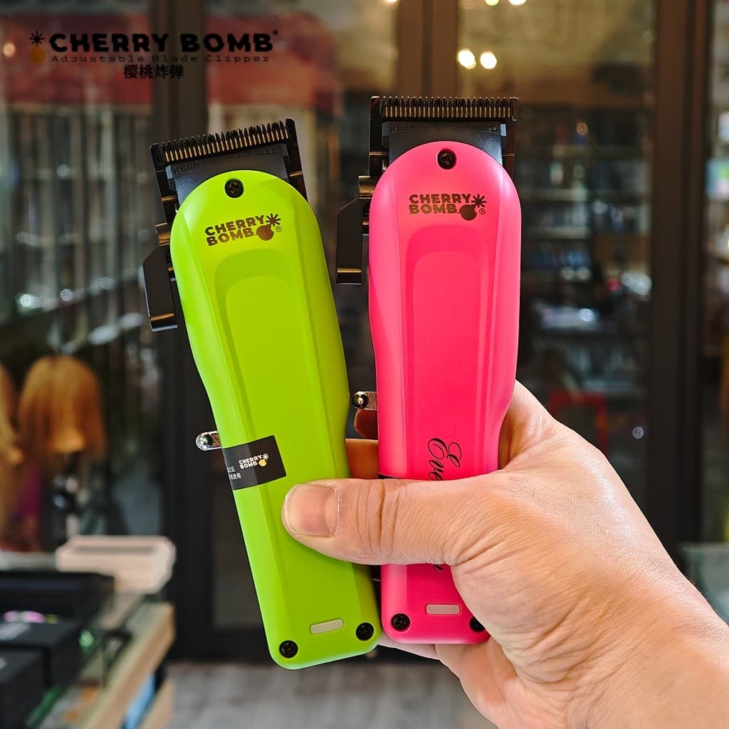 CB cereja Punk urso rosa óleo cabeça máquina de cortar cabelo salão barbeiro dedicado máquina de cortar cabelo profissio
