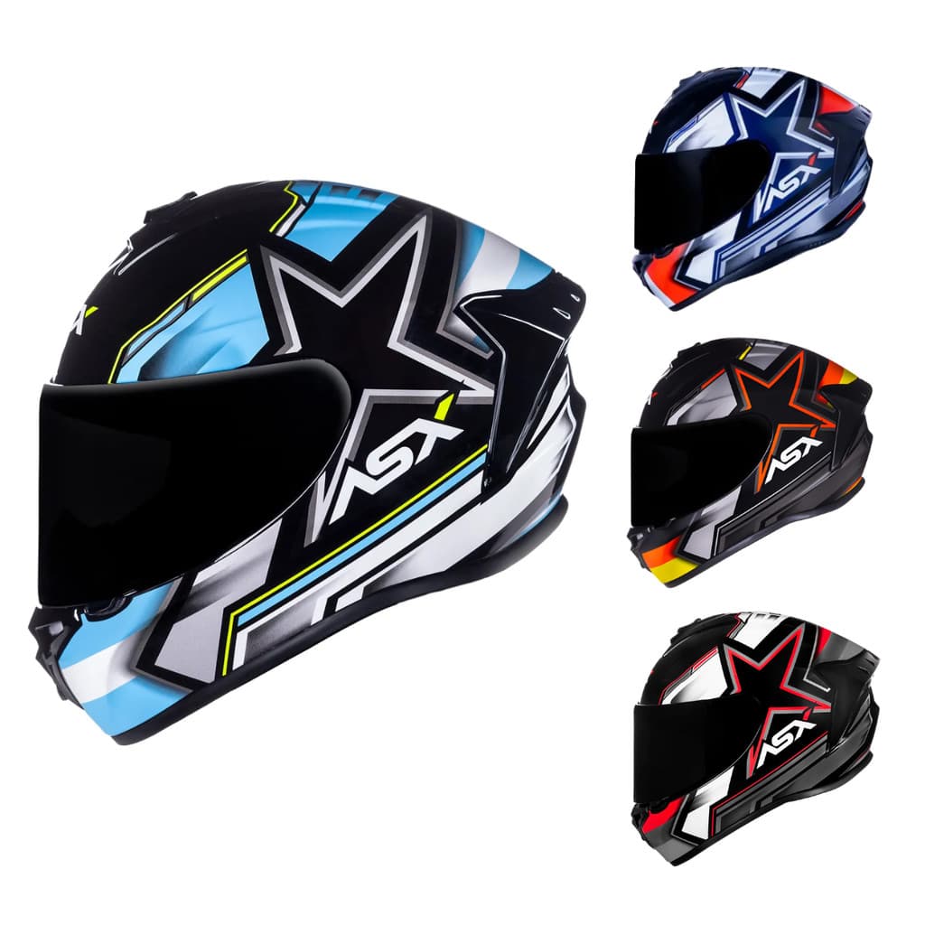 Capacete ASX Draken Pilot Fechado Moto Conforto