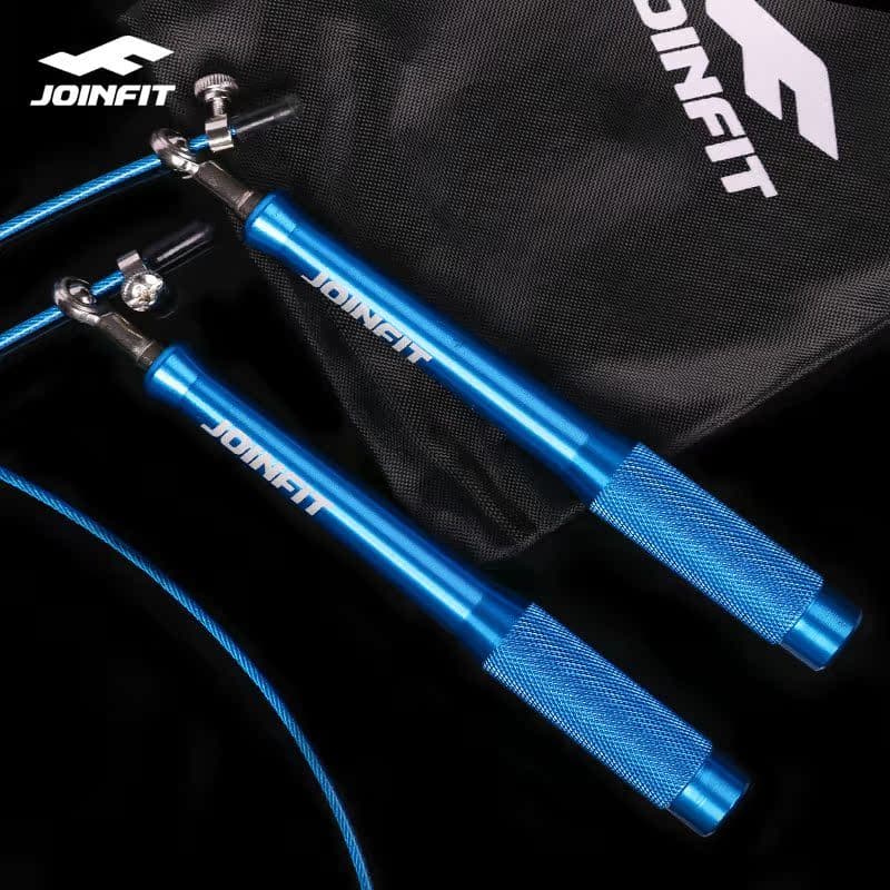 Joinfit Fitness fio de aço pular corda adulto profissional corrida treinamento esportivo competição velocidade dedicada