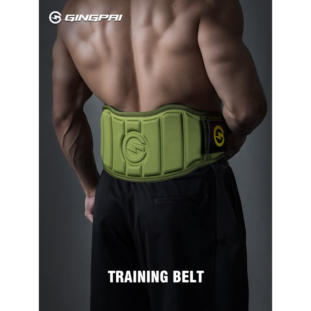 Cinto de Fitness masculino agachamento Deadlift suporte de cintura esportes profissional equipamento de rolamento de pes