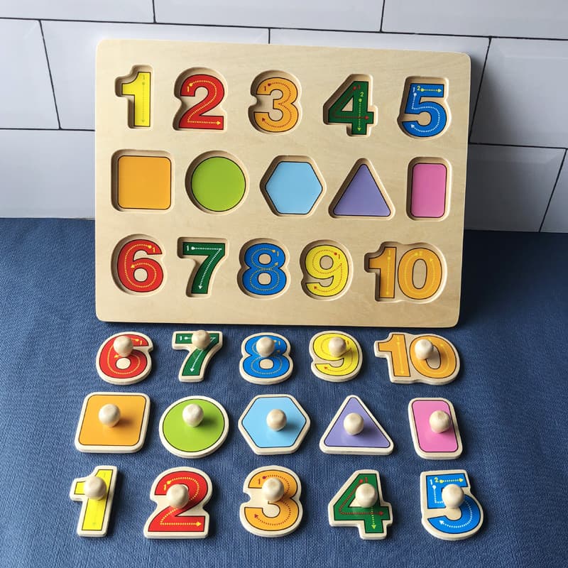 1-2-3 anos de idade bebê quebra-cabeça número quebra-cabeça crianças matemática iluminação educação precoce quebra-cabeç