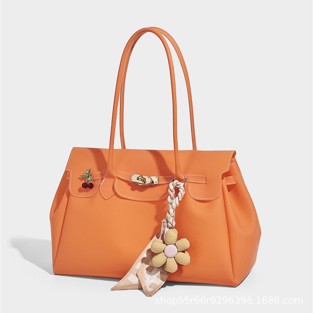 2026 novo estilo elegante saco de geléia de PVC de venda quente Casual sacola impermeável transparente bolsa de grande c