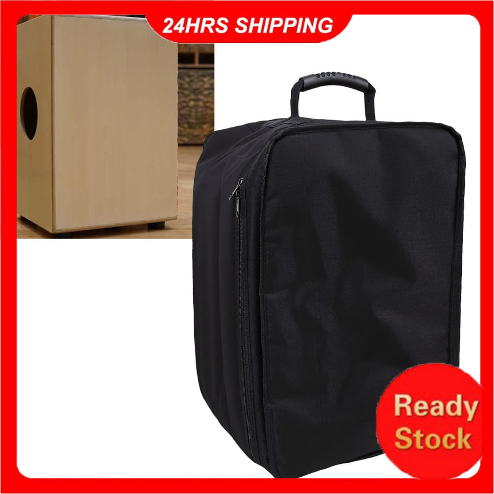 Fesjoy Cajon Box Tambor Bolsa Engrossada Pano Oxford Proteção Confiável para Músicos e Artistas 20,47x12,99x12,20in
