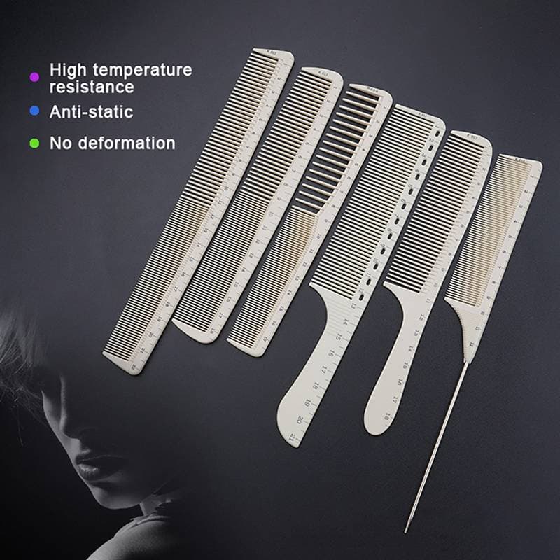 [lovego] 1 Pcs Barberb Escala De Plástico Régua Laser Hairb Profissional Cabeleireirob Escovas Salão De Corte De Cabelo