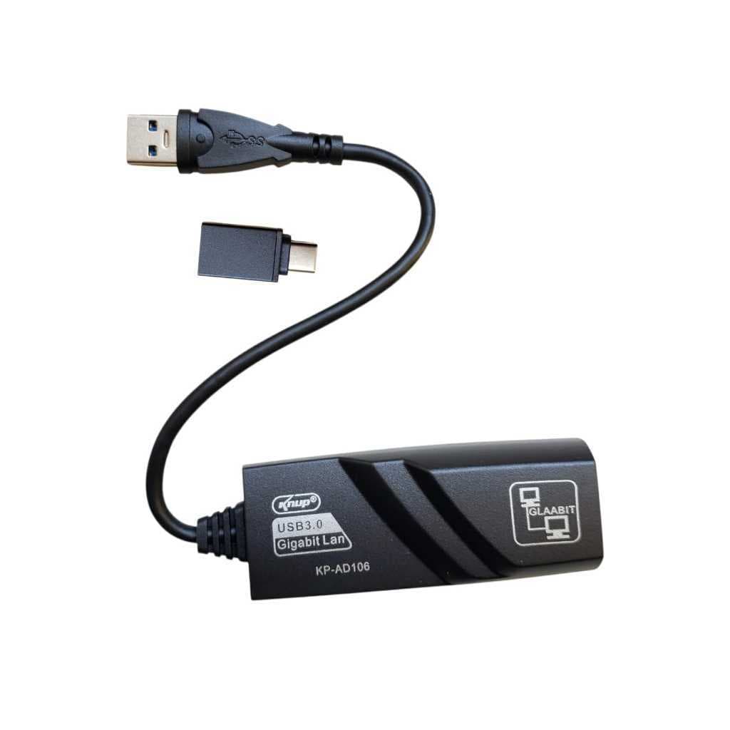 Adaptador Usb-c Para Rj45 Rede Lan Gigabit 1000mbps
