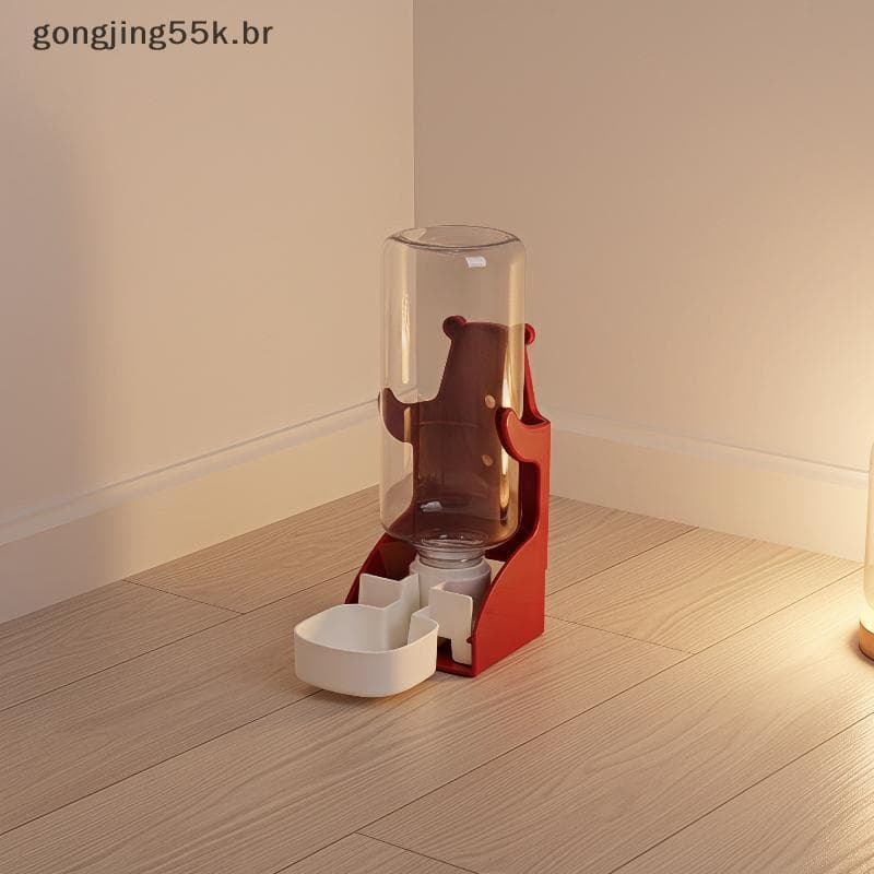 gon 500ml Garrafa De Água Para Animais De Estimação De Qualidade Alimentar Anti-Gotejamento Automático Cão Gato Copo Beb