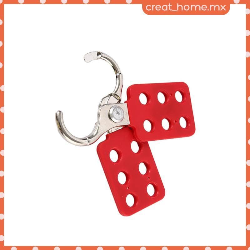[Creat_home] Ferrolho De Segurança Com Revestimento PE Para 6 Cadeados , Mandíbula De 1/1.5 '