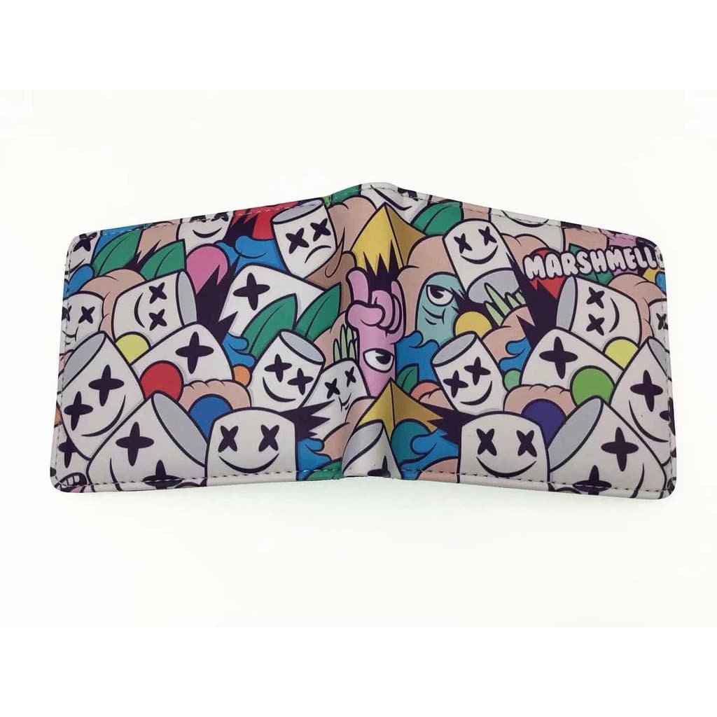 Carteira de PU com porta-moedas ZGUT Carteira DJ Marshmallow