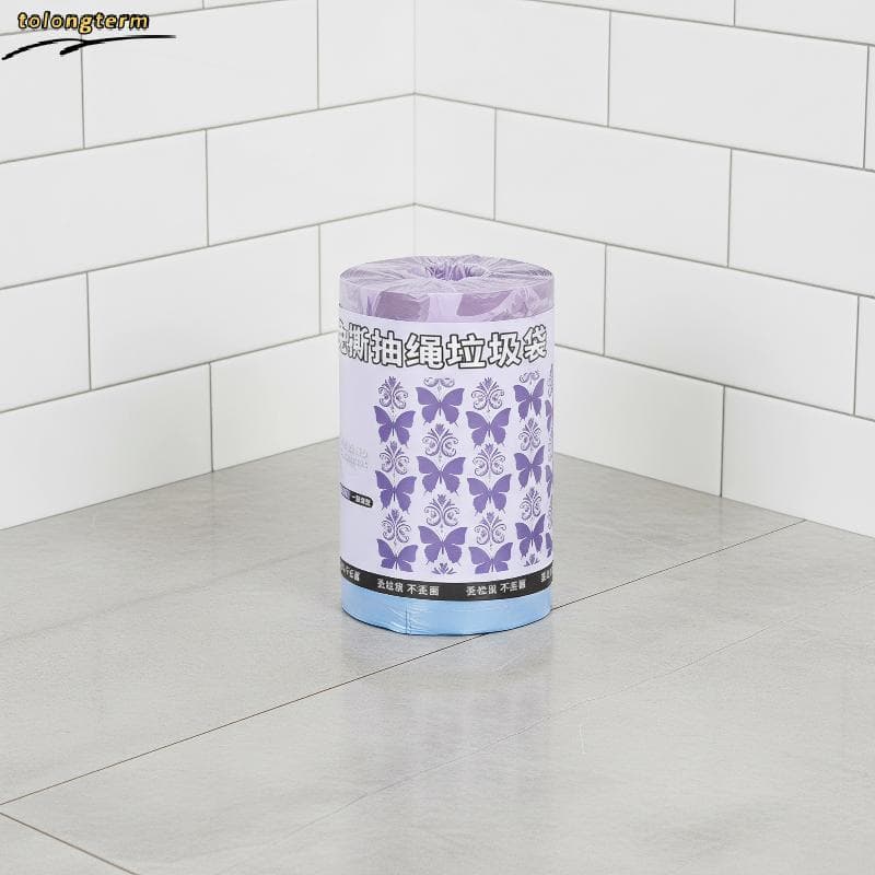 Sacos De Lixo Com Cordão Perfumado De Lavanda , 10/90 Peças , Eliminação De Odor , Descartáveis Para Armazenamento De Re