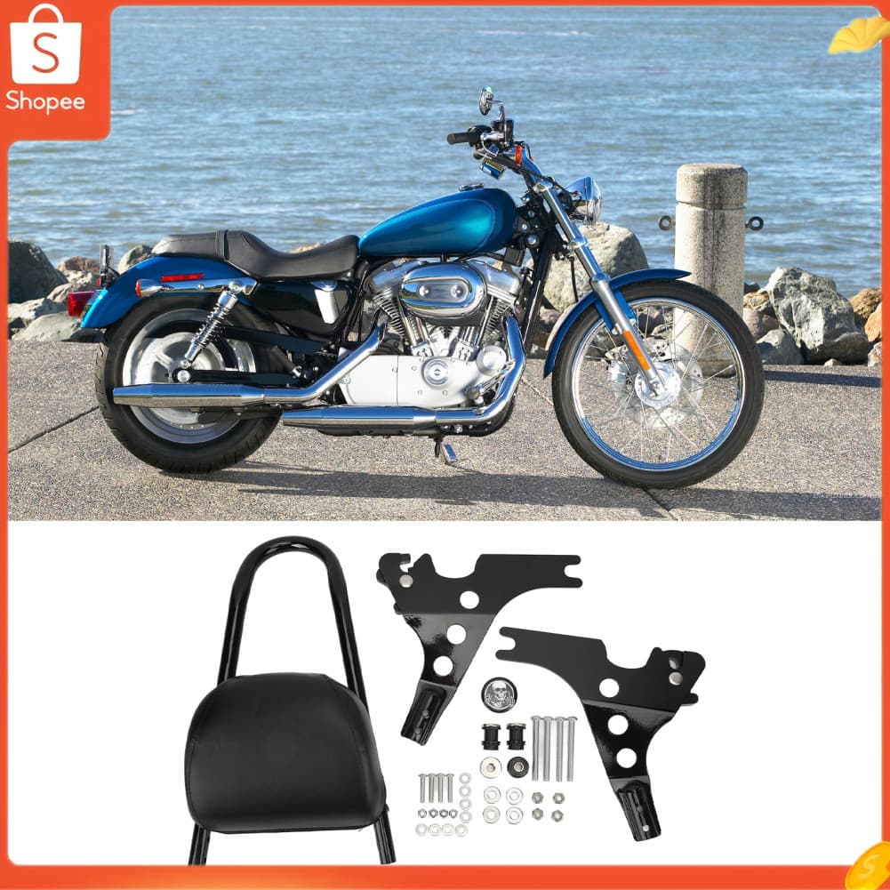 Hap Substituição removível da almofada do passageiro traseiro do encosto da motocicleta para xl1200r xlh1200 2004-2019