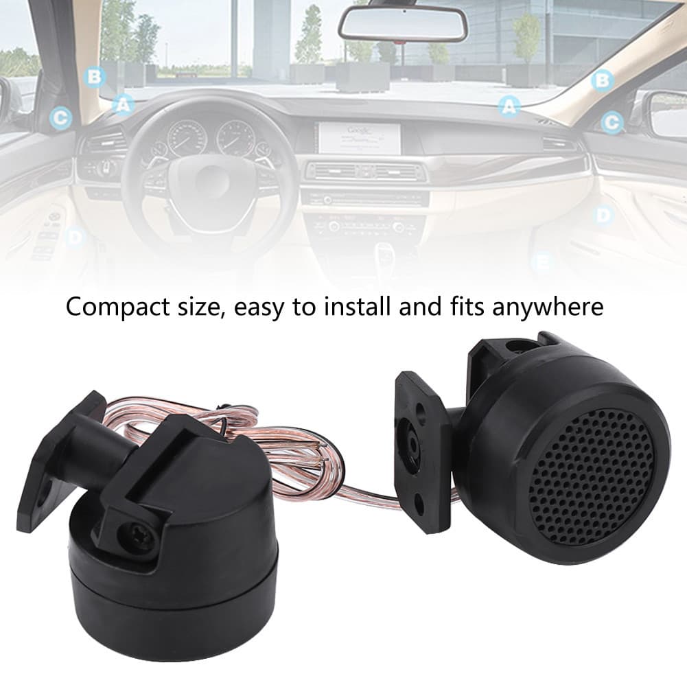 Huiop alto-falante de áudio para carro, super potência, tweeter, alto-falante para todos os sistemas, 2 peças, 12v,