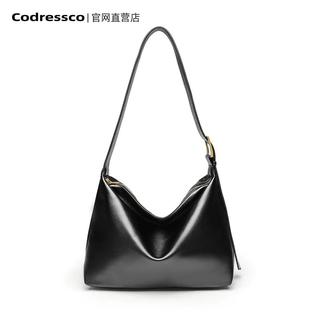 Bolsa feminina 2025 novo estilo de couro macio grande capacidade sacola crossbody textura High-End Commuter bolsa de omb